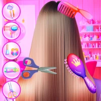 Hair Salon and Dress Up Girl