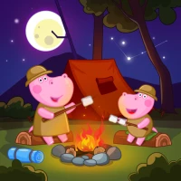 Hippo Family: Mountain Camping