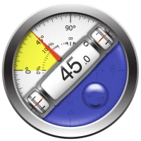 Clinometer  +  bubble level