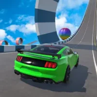 Mega Car Stunts Ramp Car Game