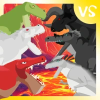 T-Rex Fights Dino - Dominators