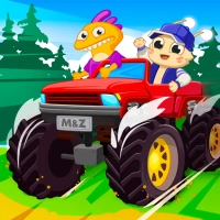 MonMon & Ziz: Kids Car Racing